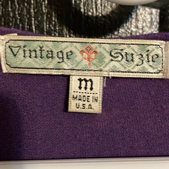 M vintage Susie purple tunic - Picture 3 of 5